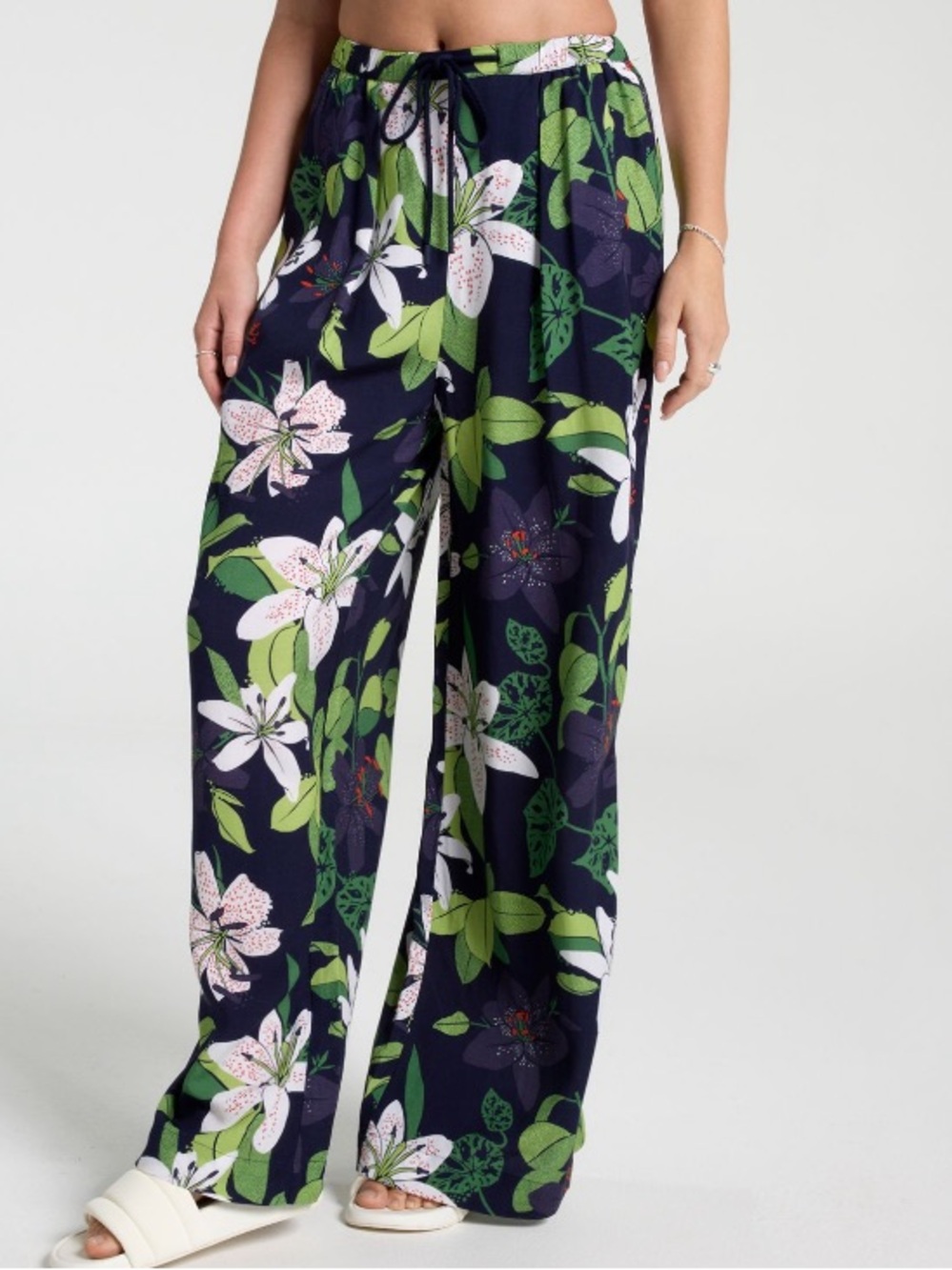 CALIA Women's Pleated Wide Leg
Swim Cover Up